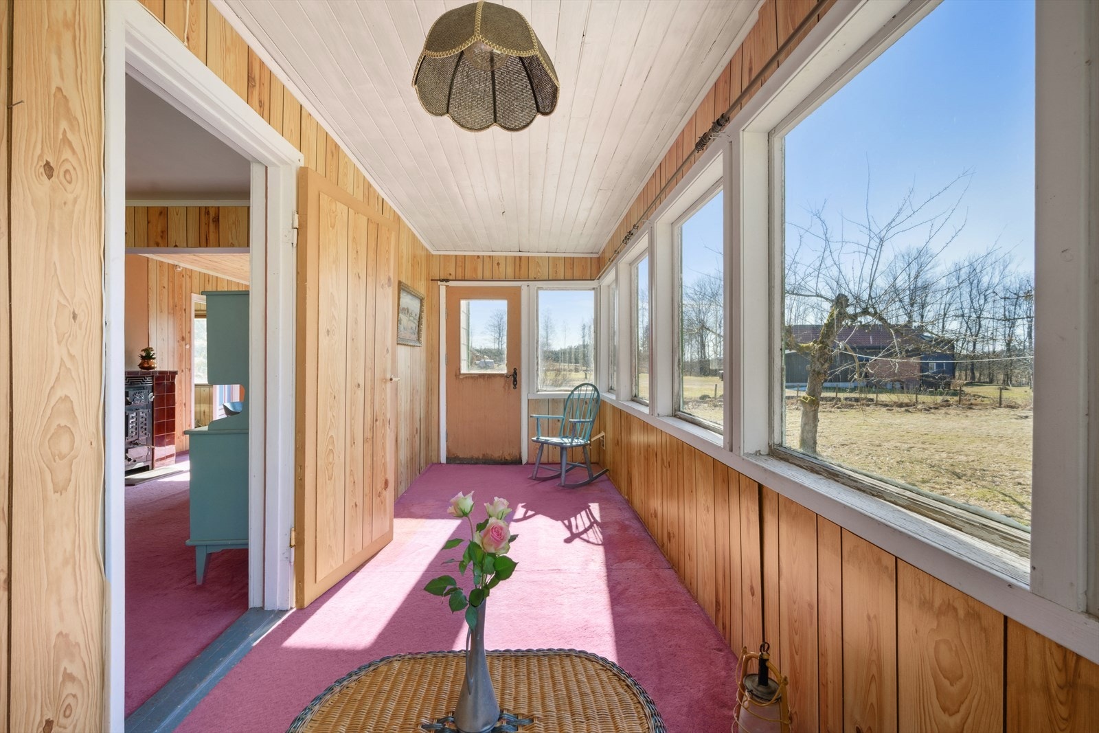 Utgang til vinterhage. Galleribilde