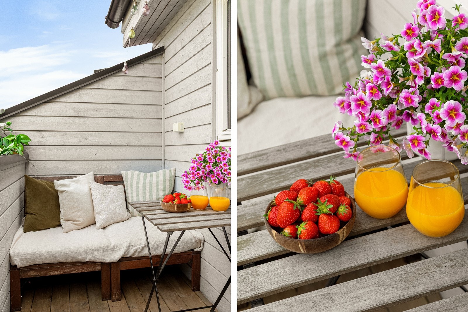 Dette er en flott forlengelse av leiligheten på sommerhalvåret. Galleribilde