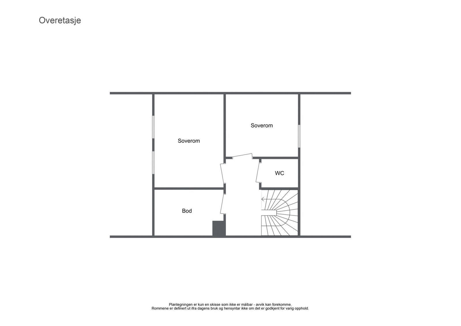 Plantegning 2.etasje Galleribilde