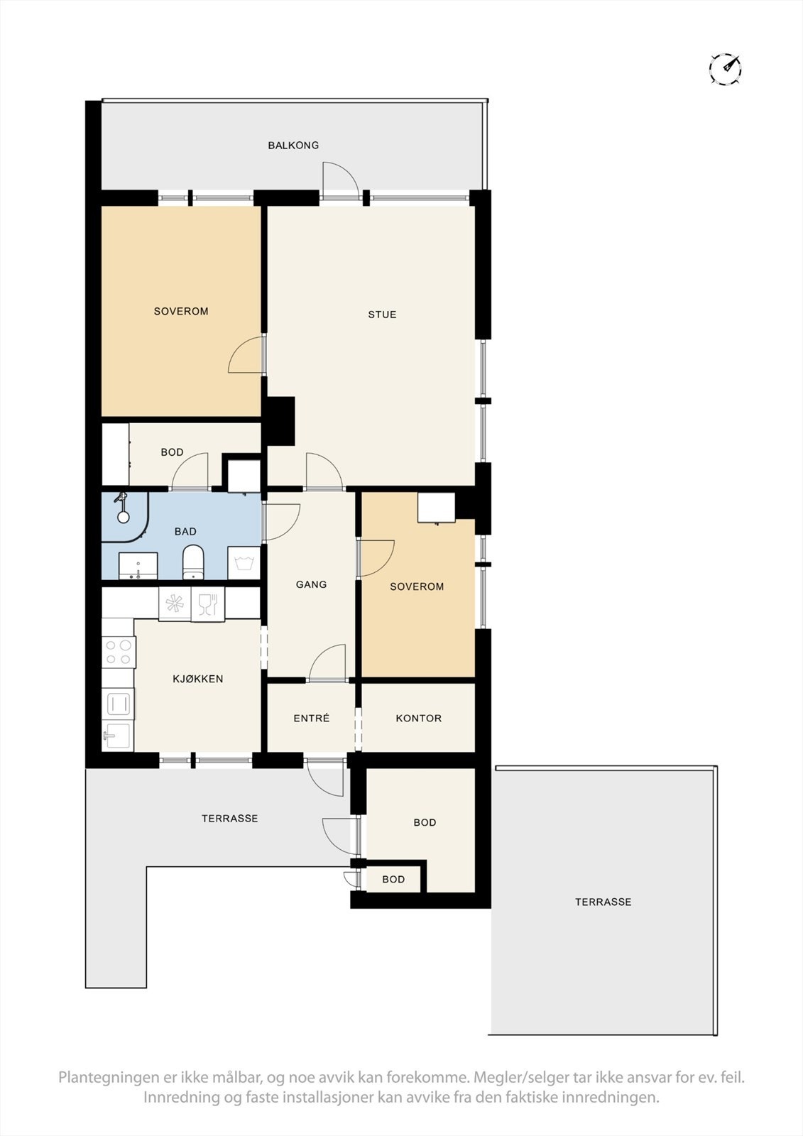 Plantegning Galleribilde