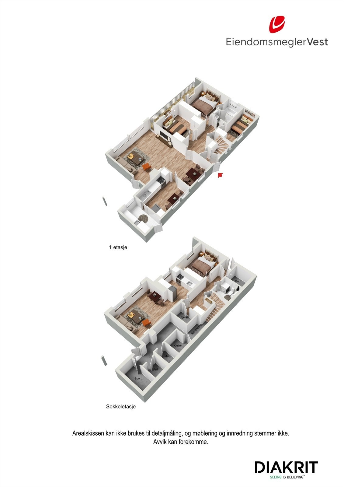 Plantegning Galleribilde