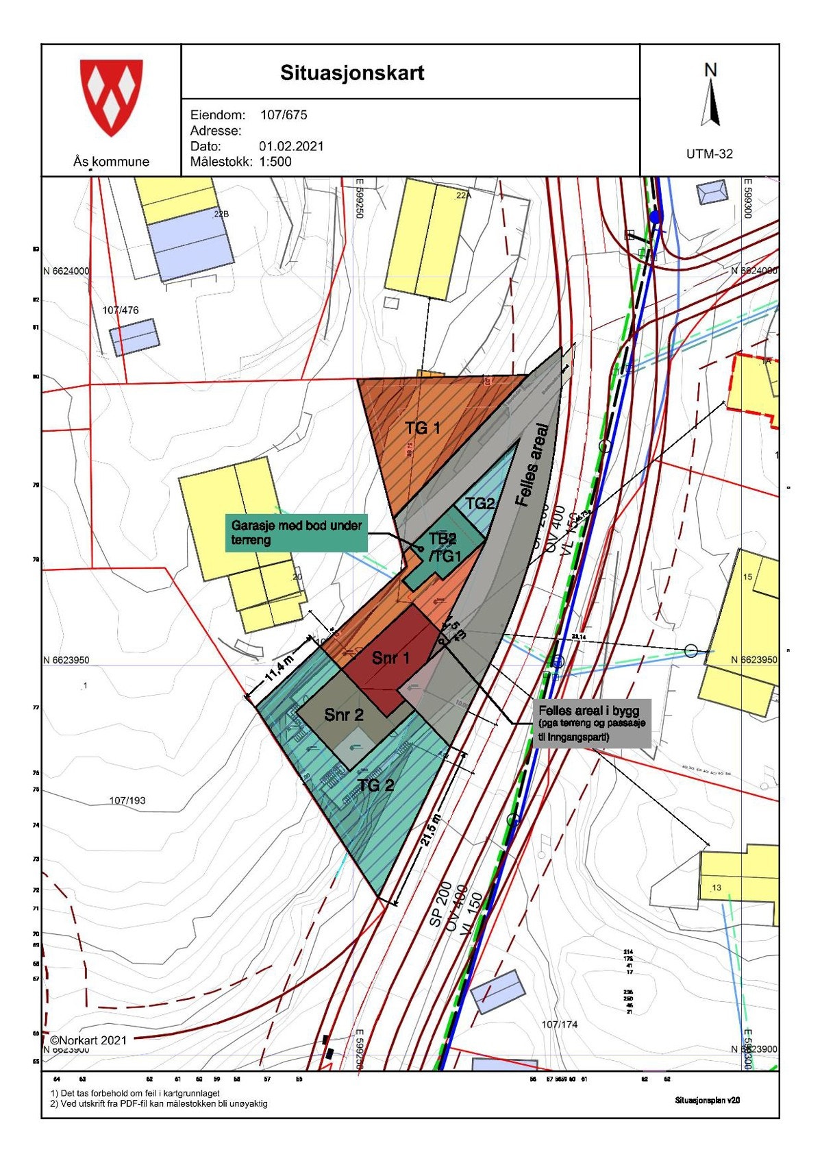 Seksjonering sendt tinglysning Galleribilde