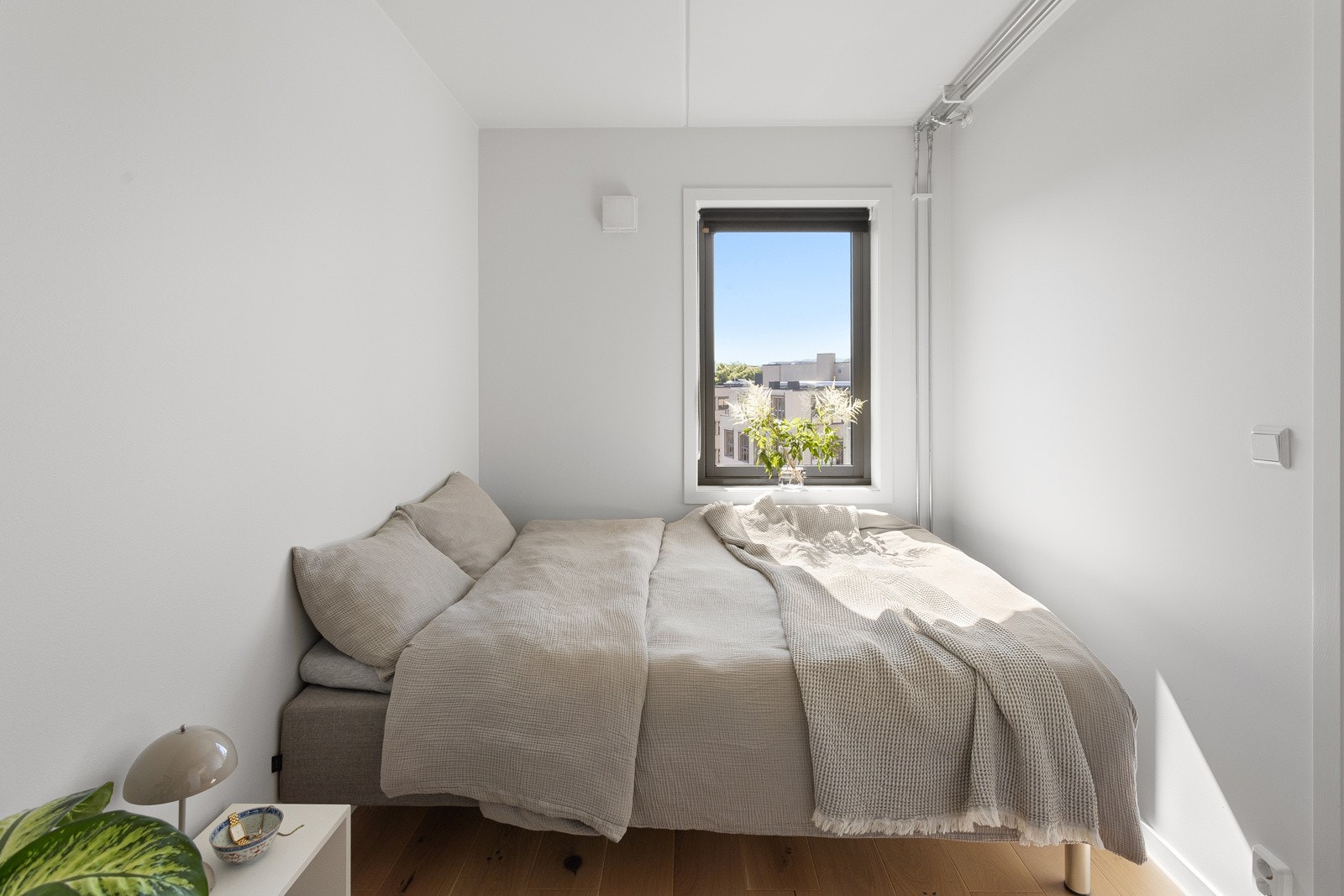 Soverommet har samme gode og moderne standard som resten av leiligheten. Galleribilde