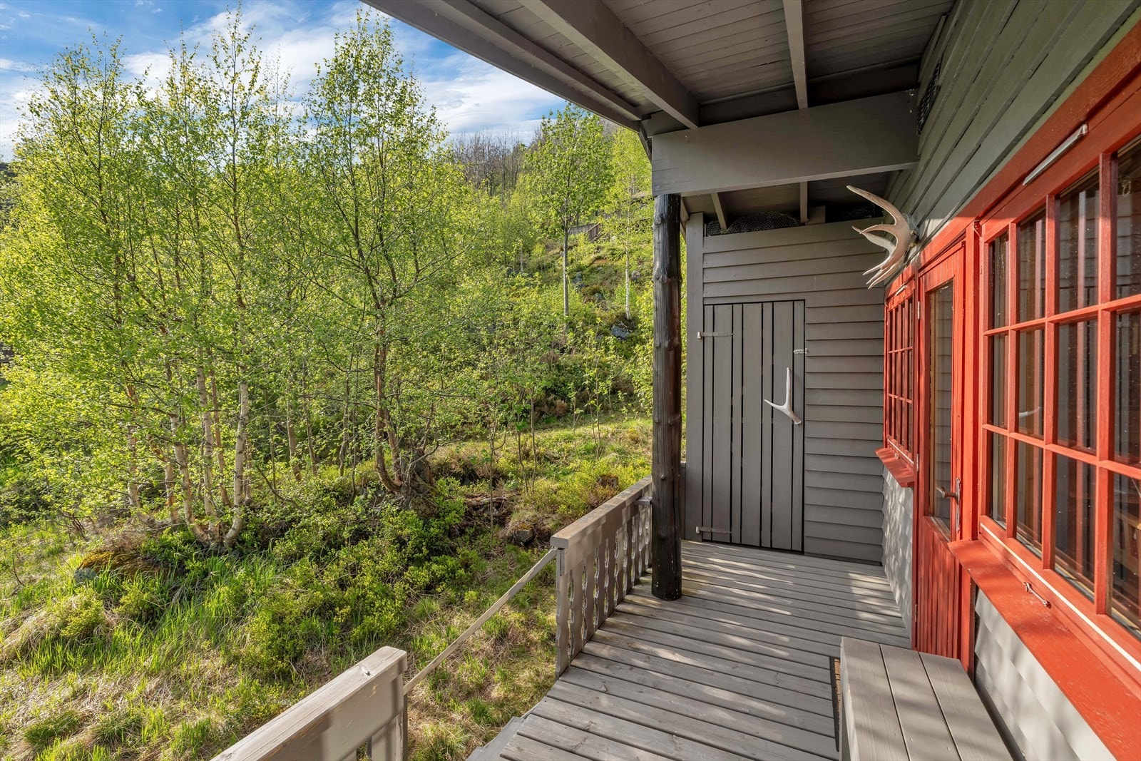 Utgang fra stue til veranda Galleribilde