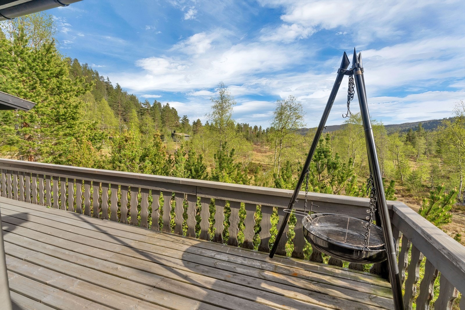 Sydvendt veranda Galleribilde