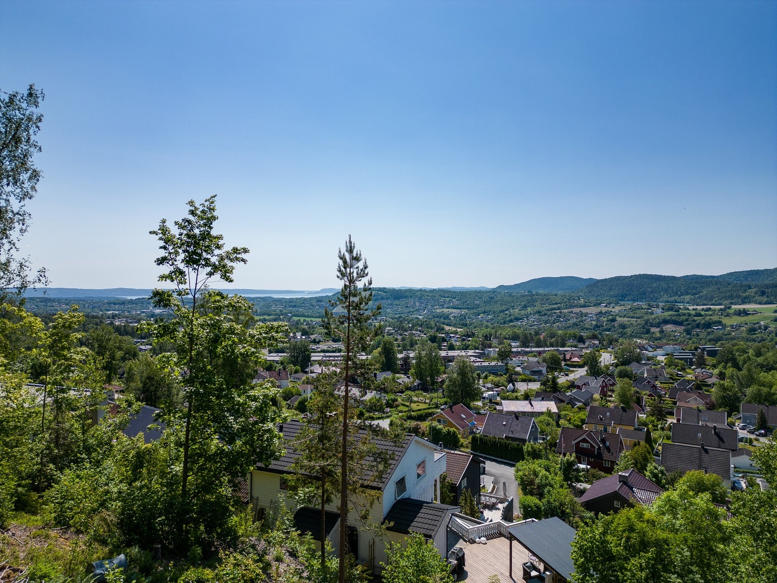 Fantastisk utsikt og gode solforhold Galleribilde