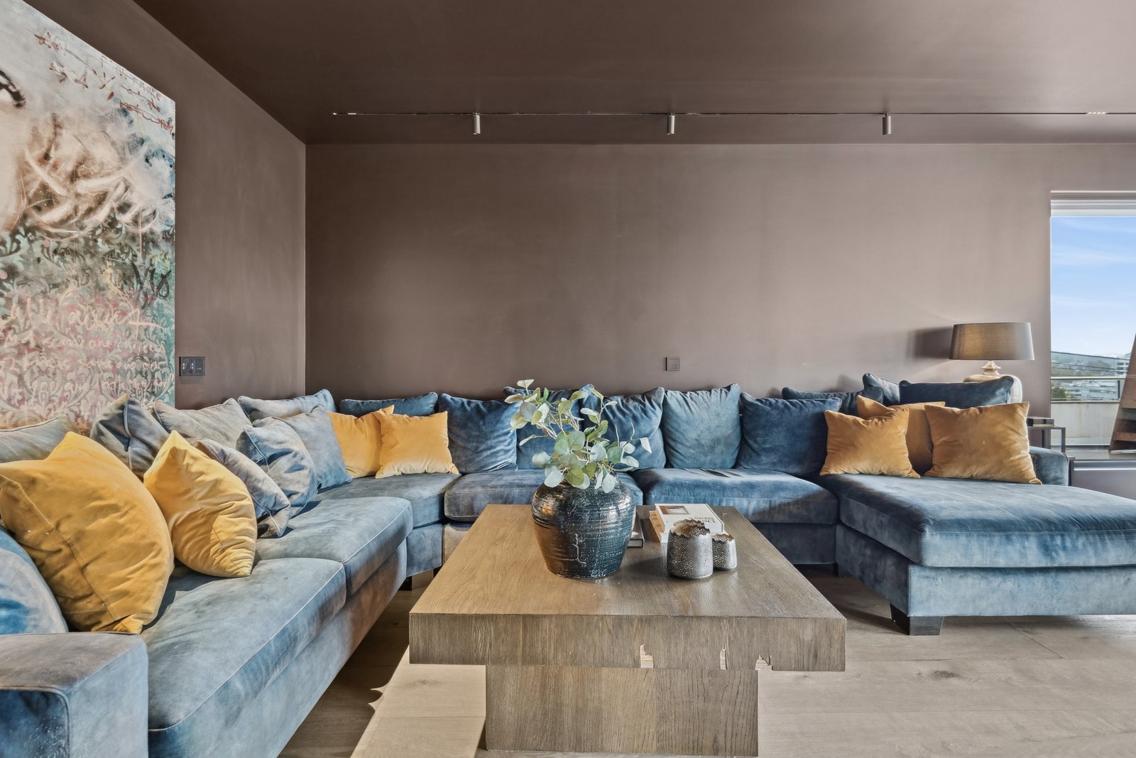 Boligen har en lysplan levert av Stokkan lys Galleribilde