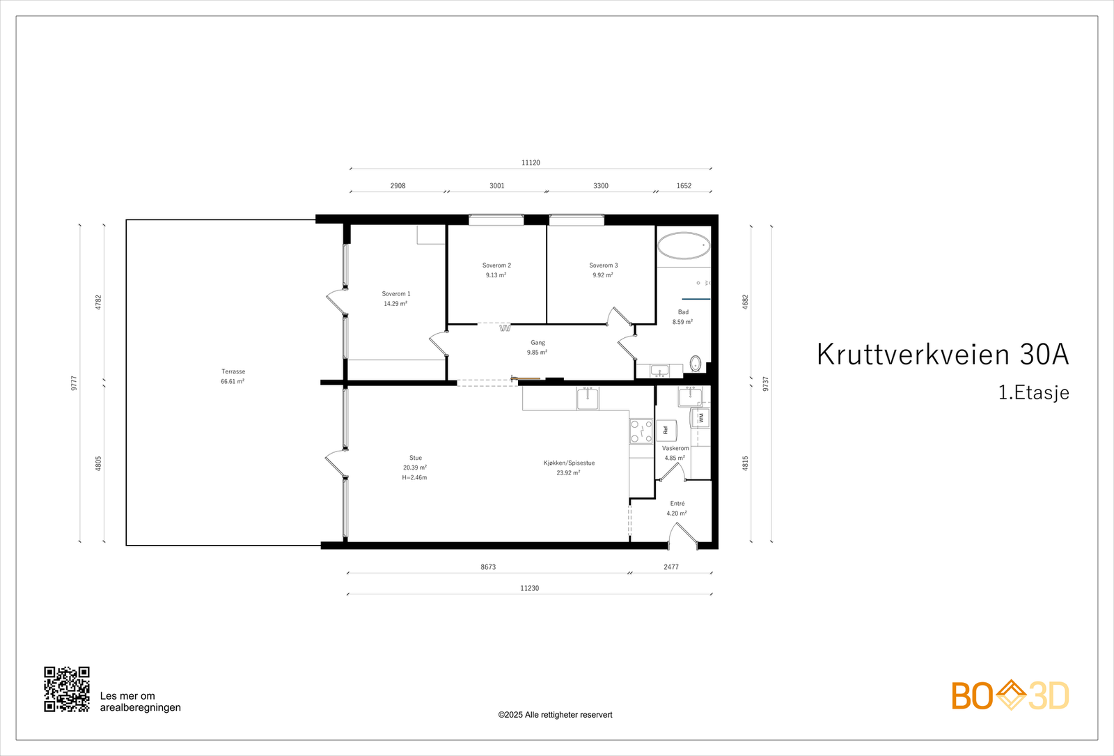 Plantegning. Galleribilde