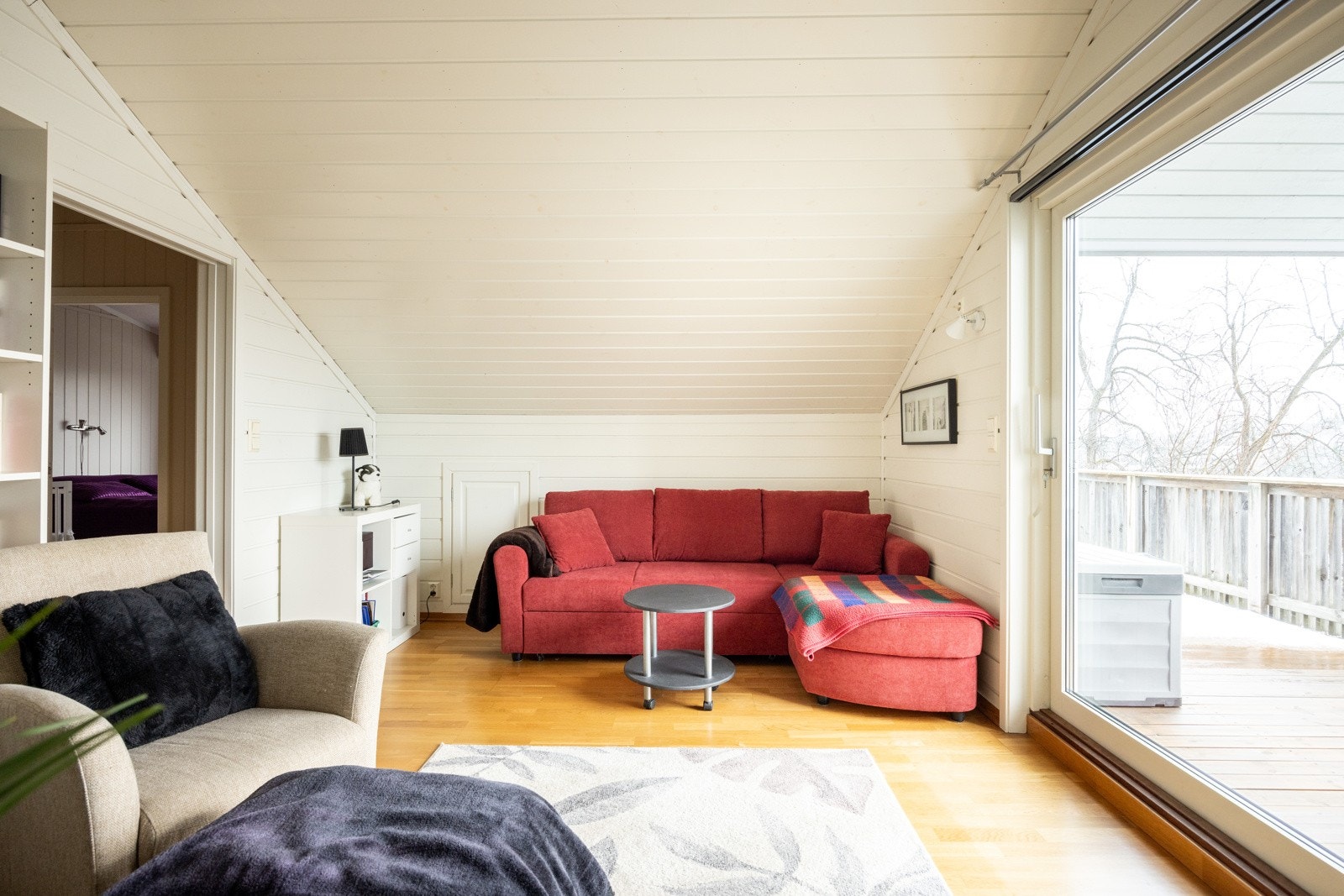 Utgang til sydvendt terrasse på ca. 16 kvm. Galleribilde