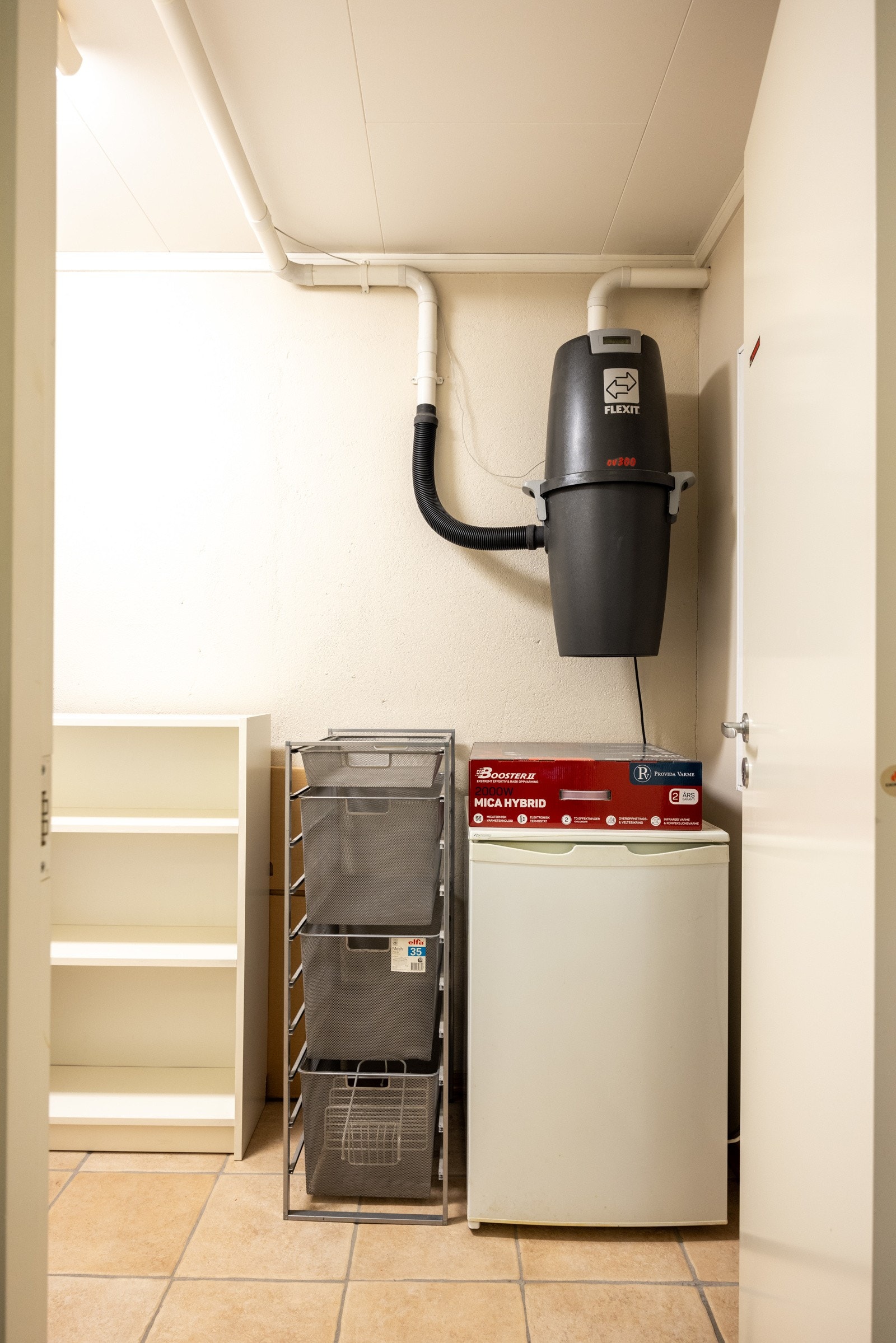 Boligen er utstyrt med sentralstøvsuger. Galleribilde