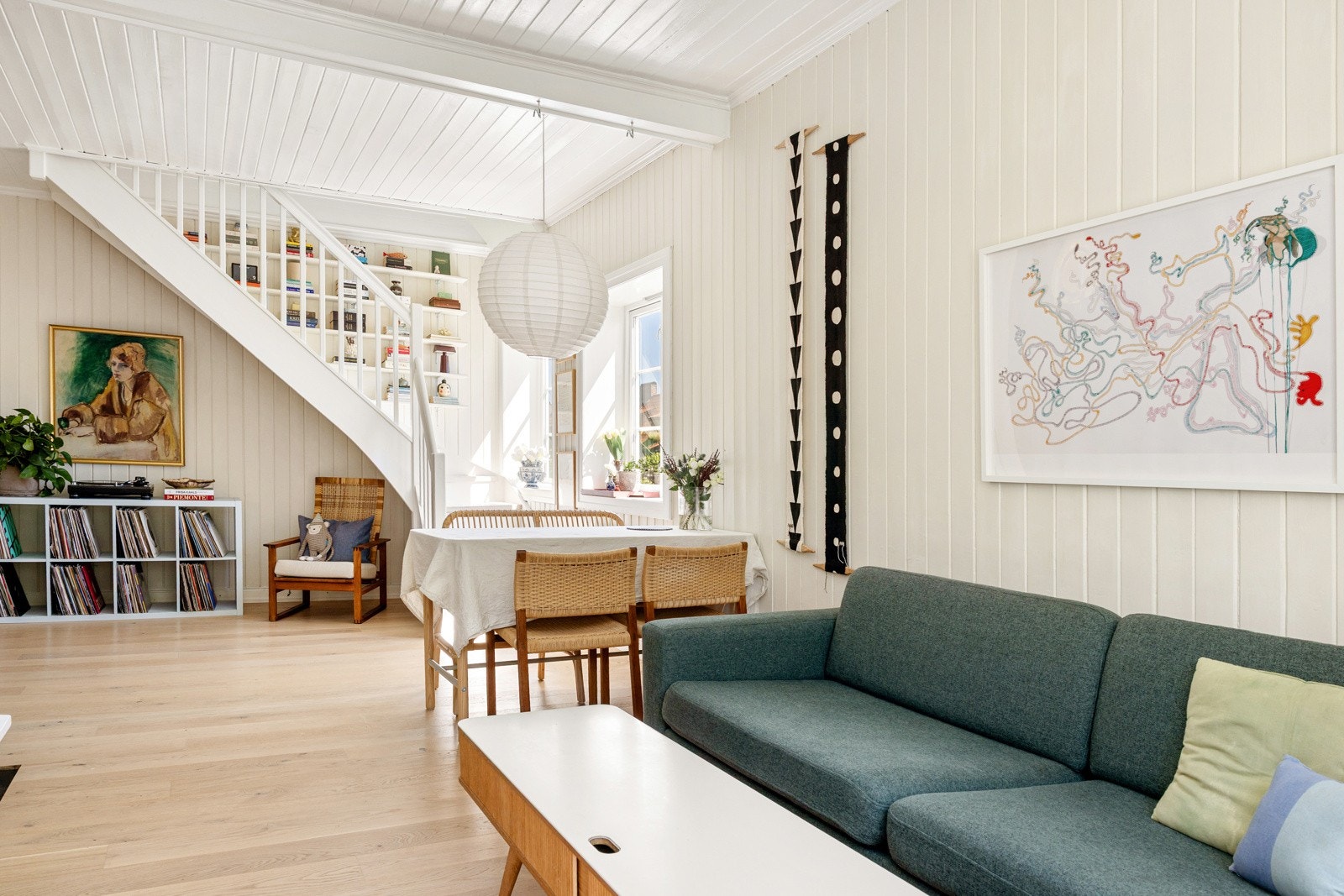 Boligen er oppgradert med ny enstavs eikeparkett med gulvvarme i alle rom (ikke soverom) Galleribilde