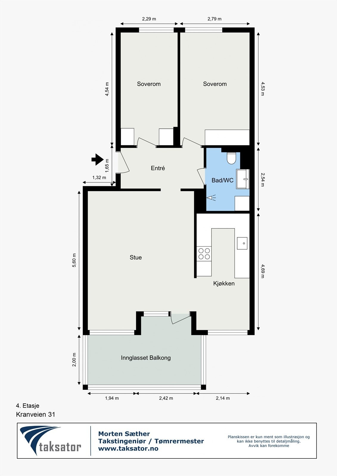 Plantegning. Galleribilde