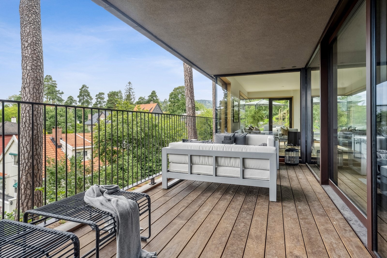 Dette oppleves som en forlengelse av stuen store deler av året Galleribilde