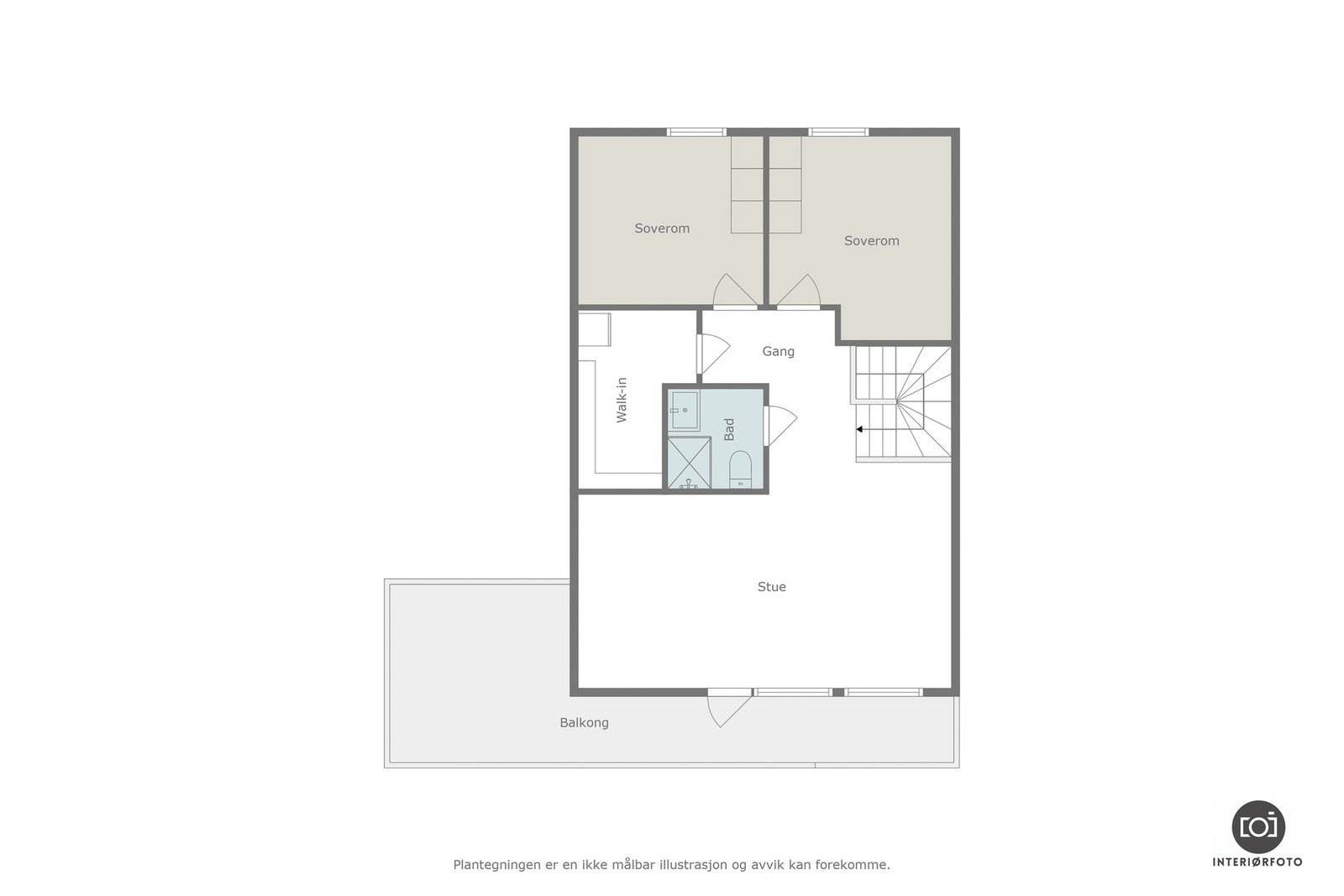 Plantegning 2.etasje. Galleribilde