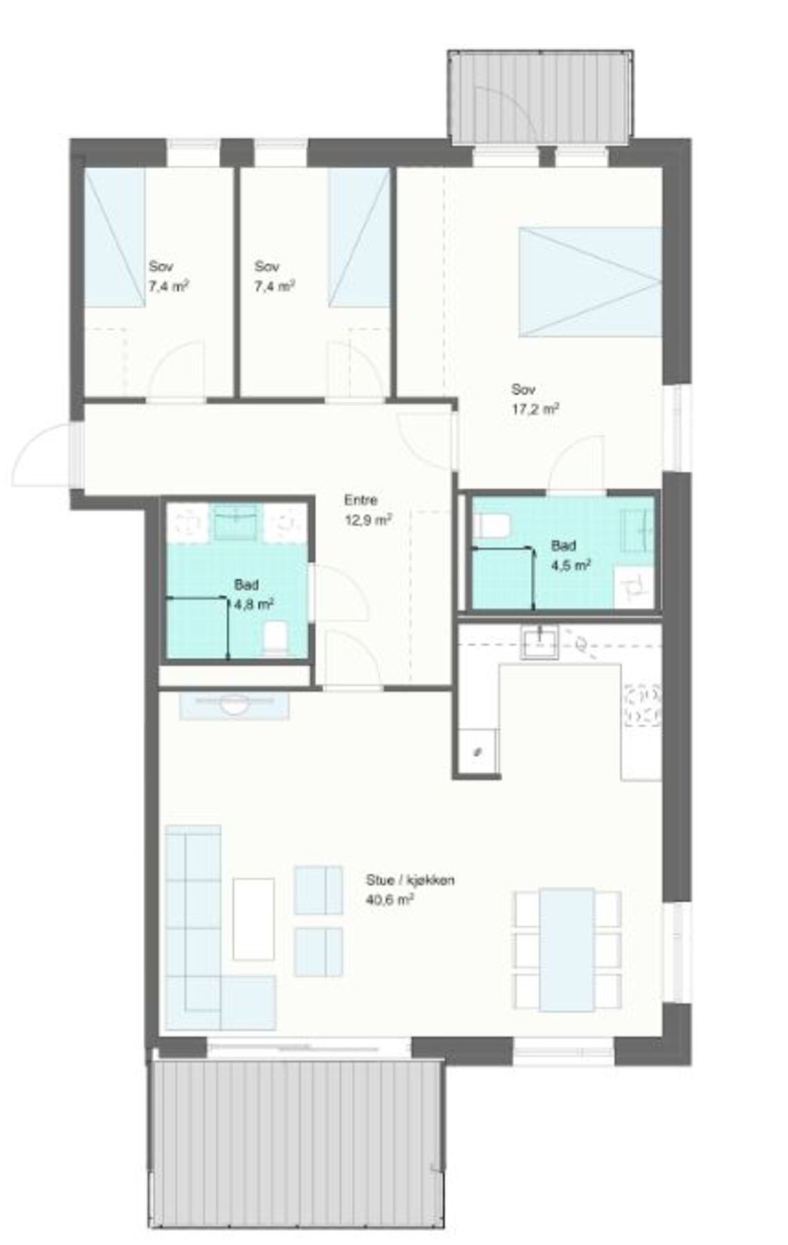 Plantegning Galleribilde