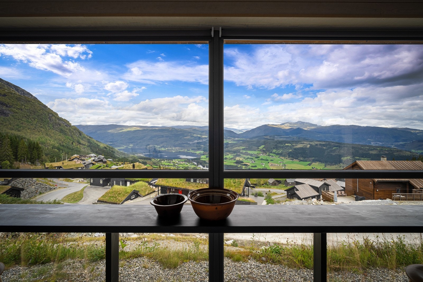 Vakker panoramautsikt over Vossebygda! Galleribilde