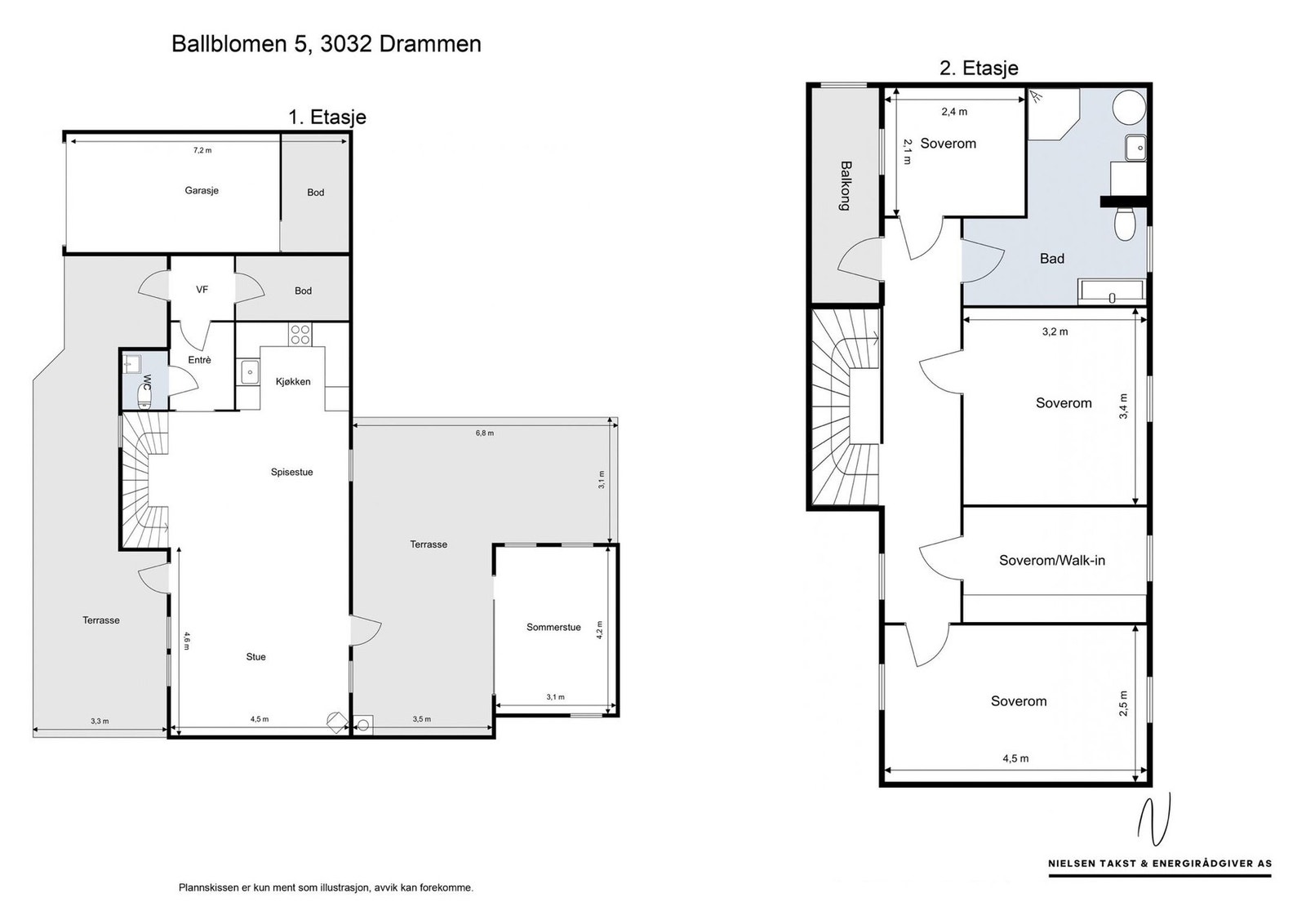 Plantegning Galleribilde