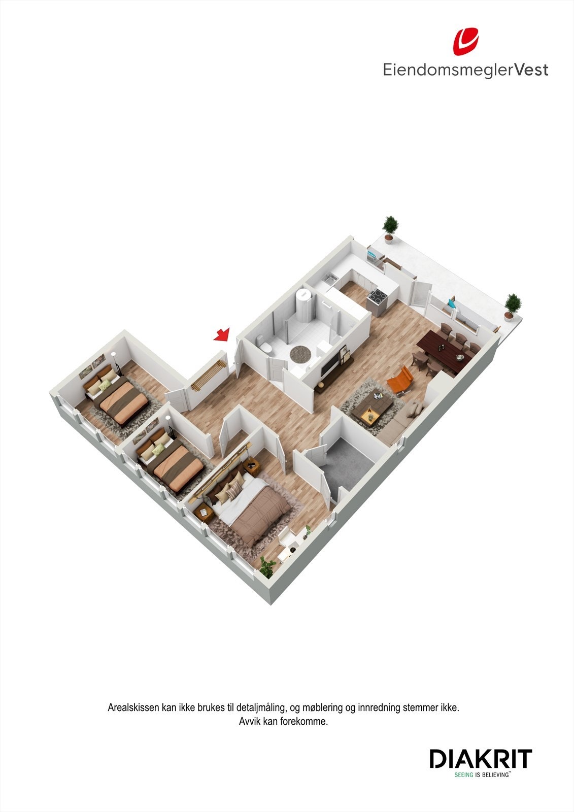 Plantegning Galleribilde