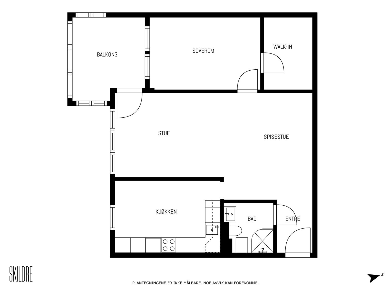 Plantegning Galleribilde