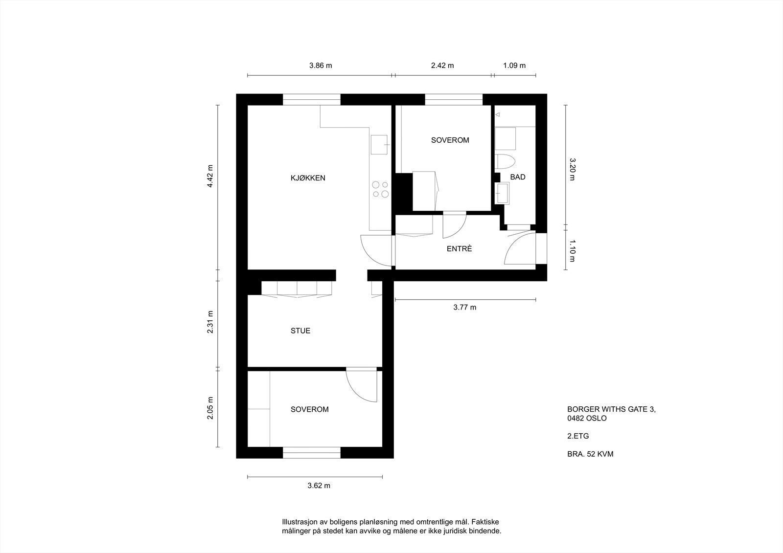 Plantegning Galleribilde