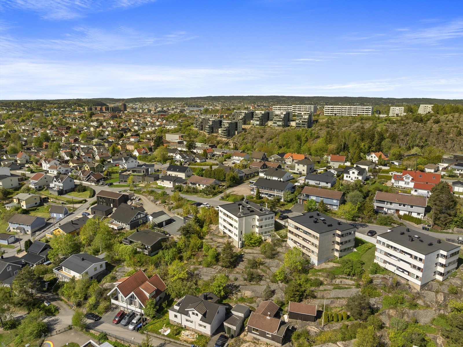 På Utsikten bor du tilbaketrukket, men likevel sentralt i forhold til sentrumskjernen. Galleribilde