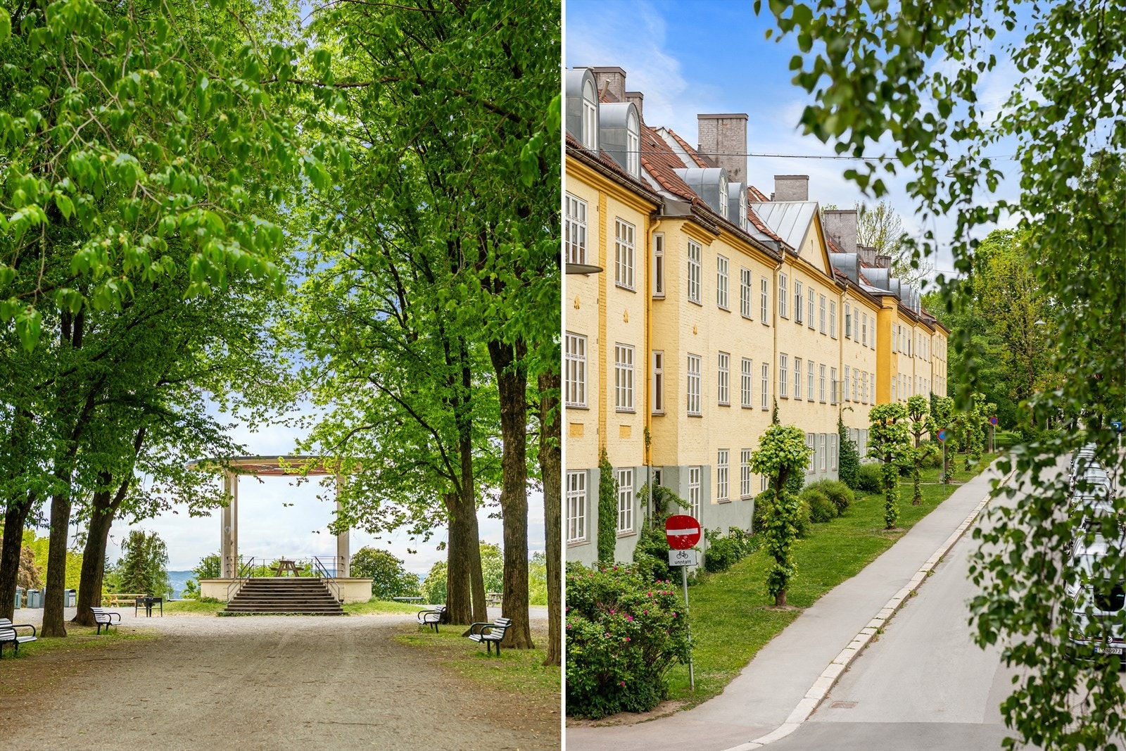 Kort vei til Torshovparken fra leiligheten. Galleribilde