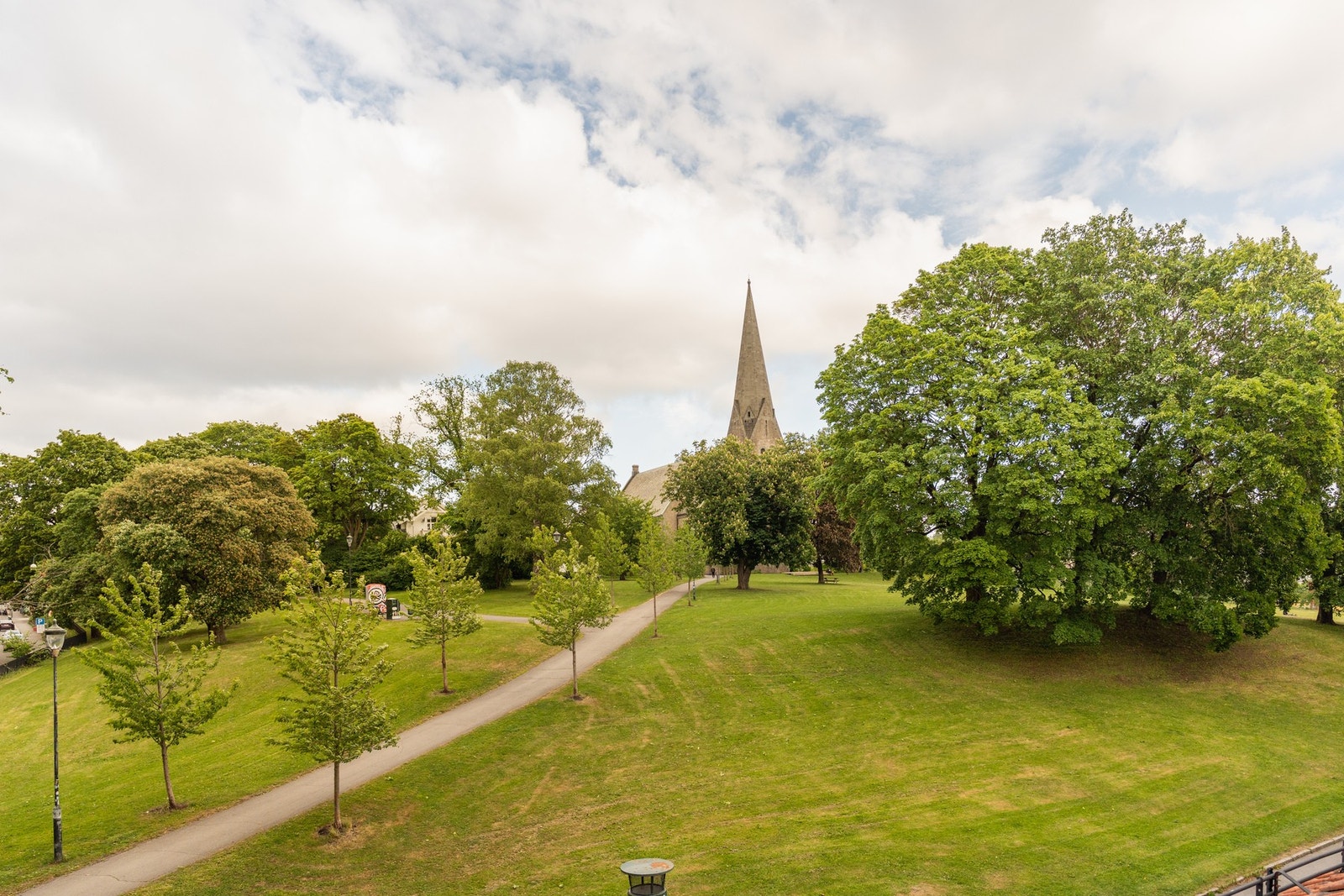 Utsiktsbilde fra soverommet på loftet. Galleribilde