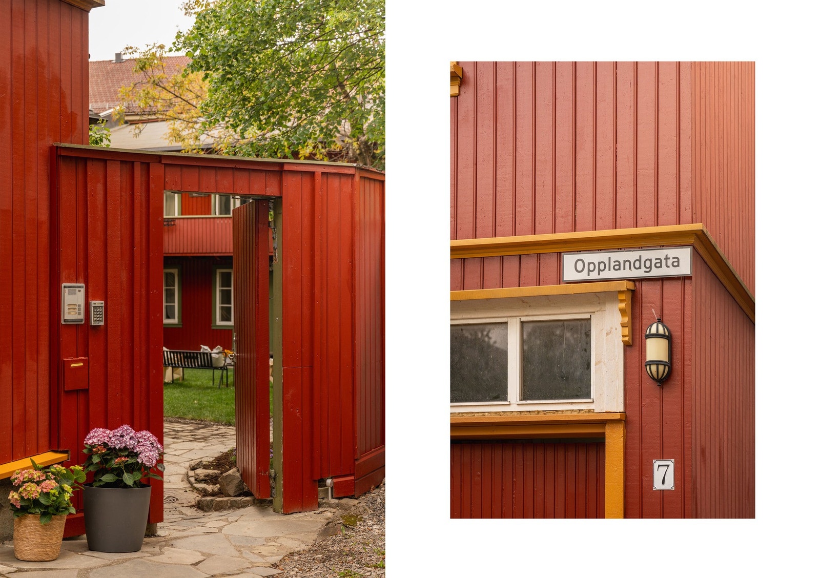 Eiendommen ligger tilbaketrukket i en rolig blindgate, med grønne, frodige Vålerenga park som nærmeste nabo. Galleribilde