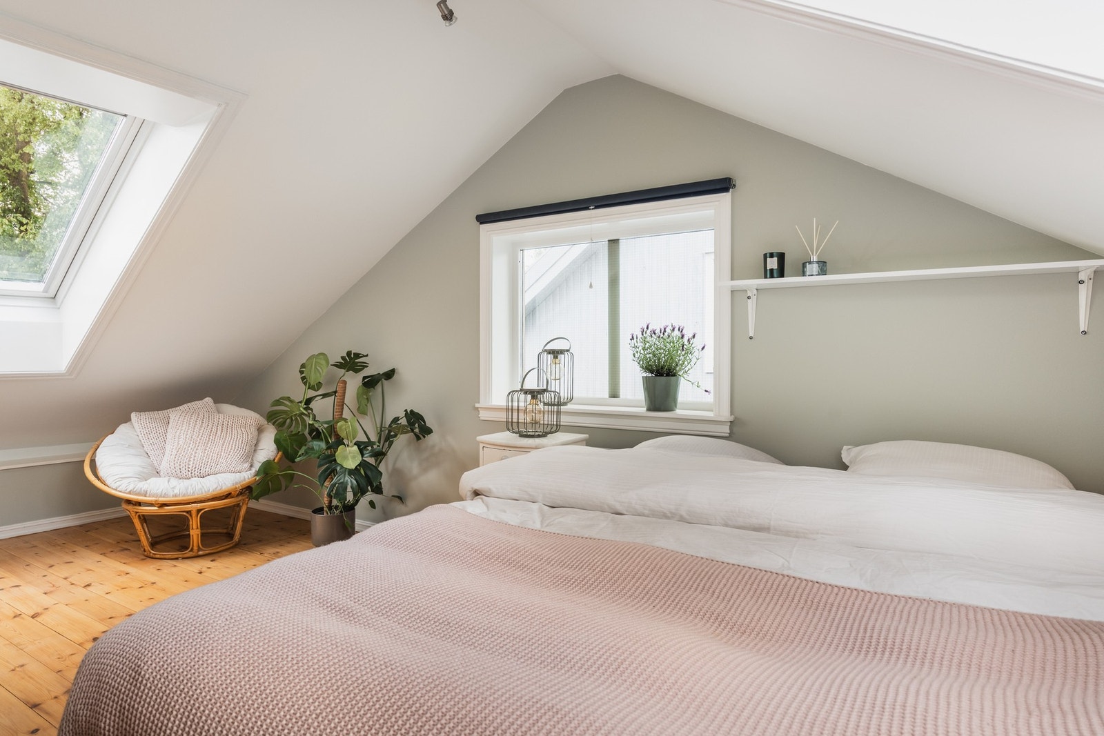 Soverommet på loftet er av god størrelse. Galleribilde