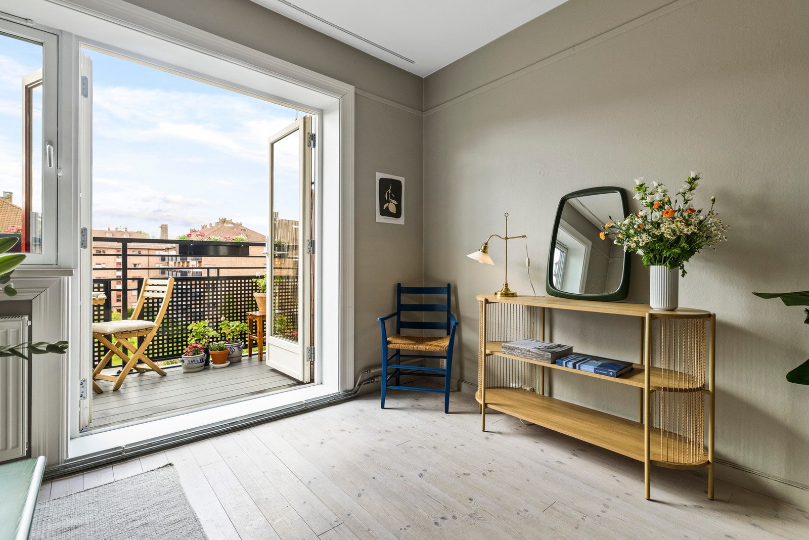 - To-fløyet balkongdør - Galleribilde