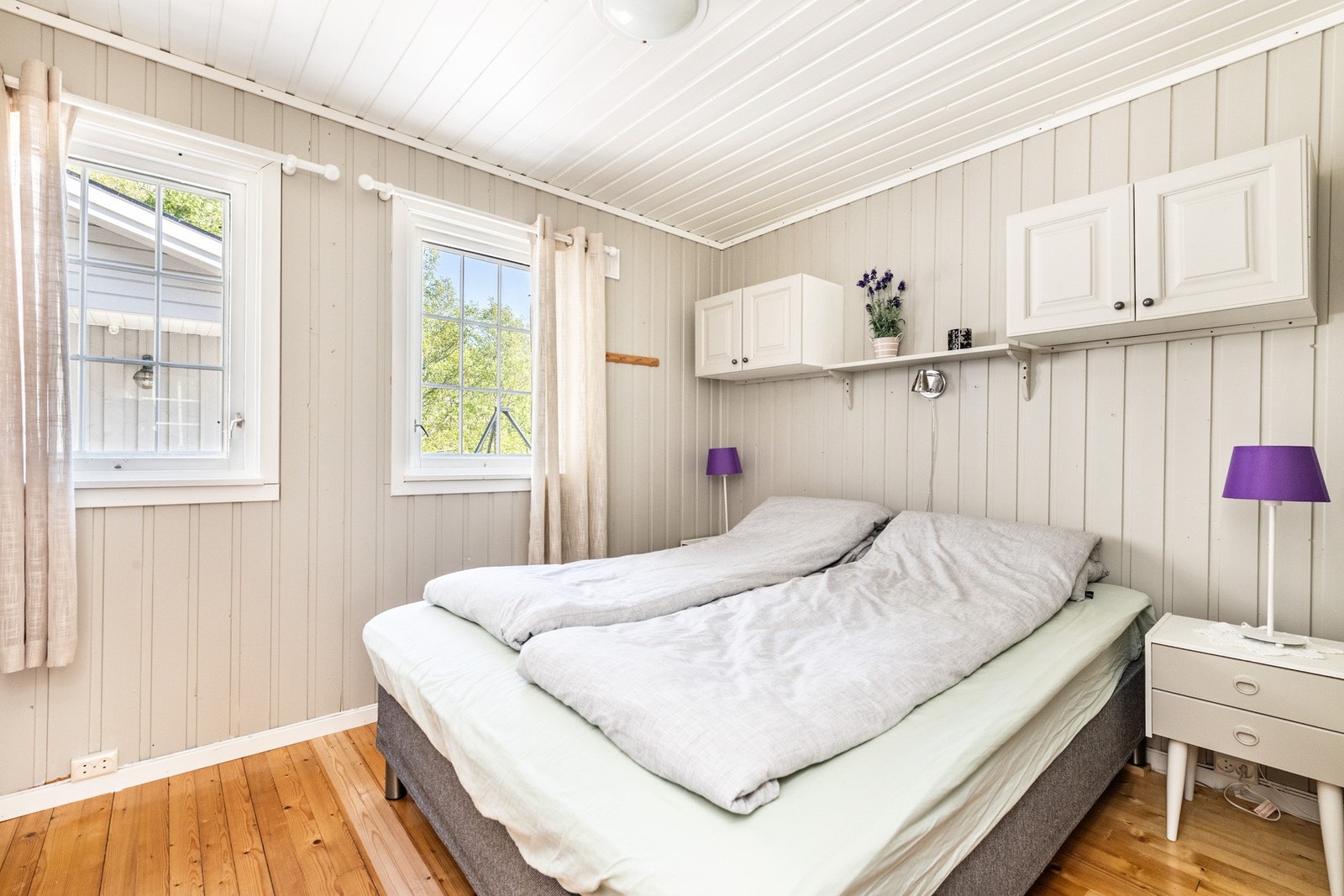 Hytta har 1 soverom med plass til dobbeltseng. Galleribilde