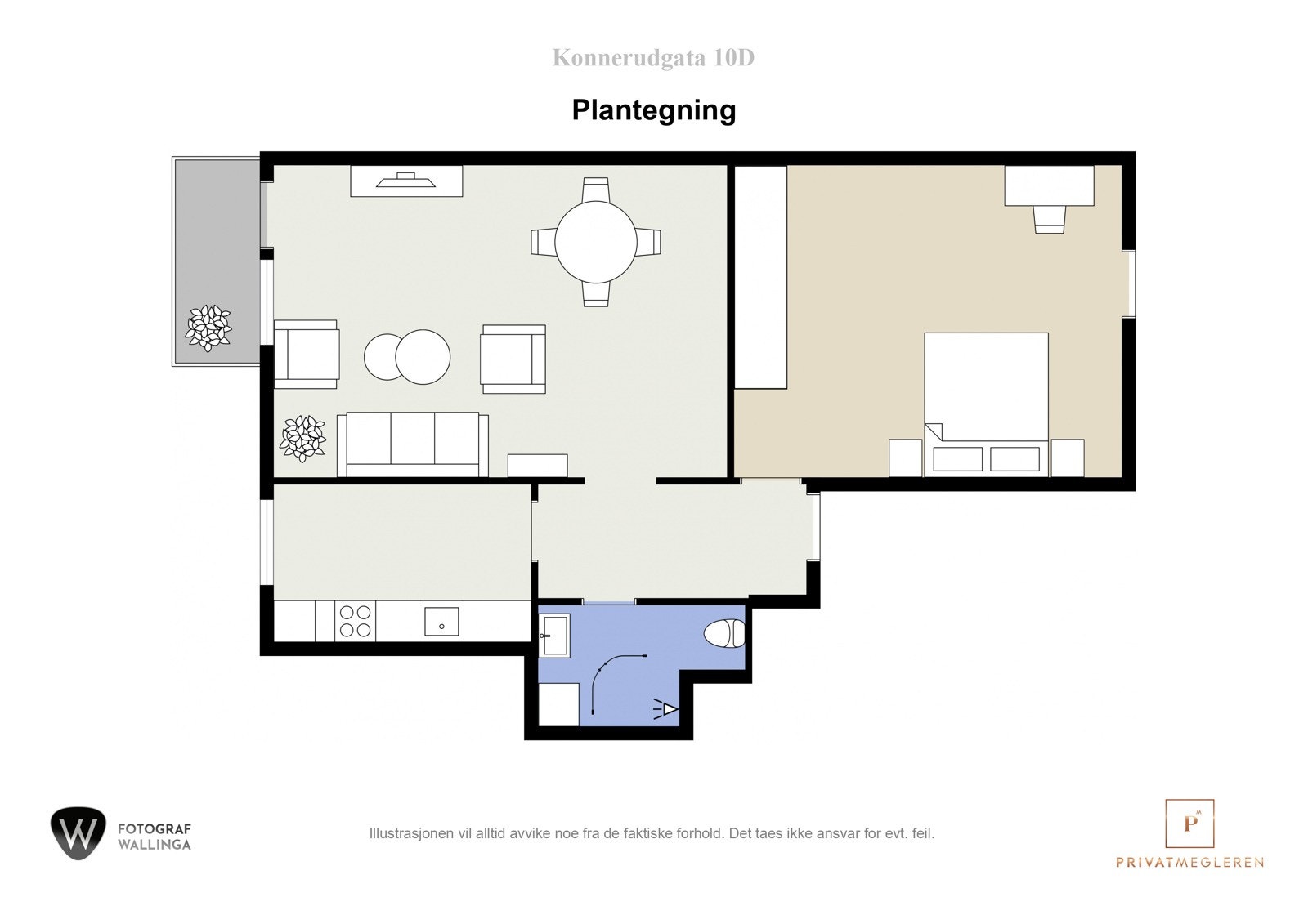 Plantegning Galleribilde