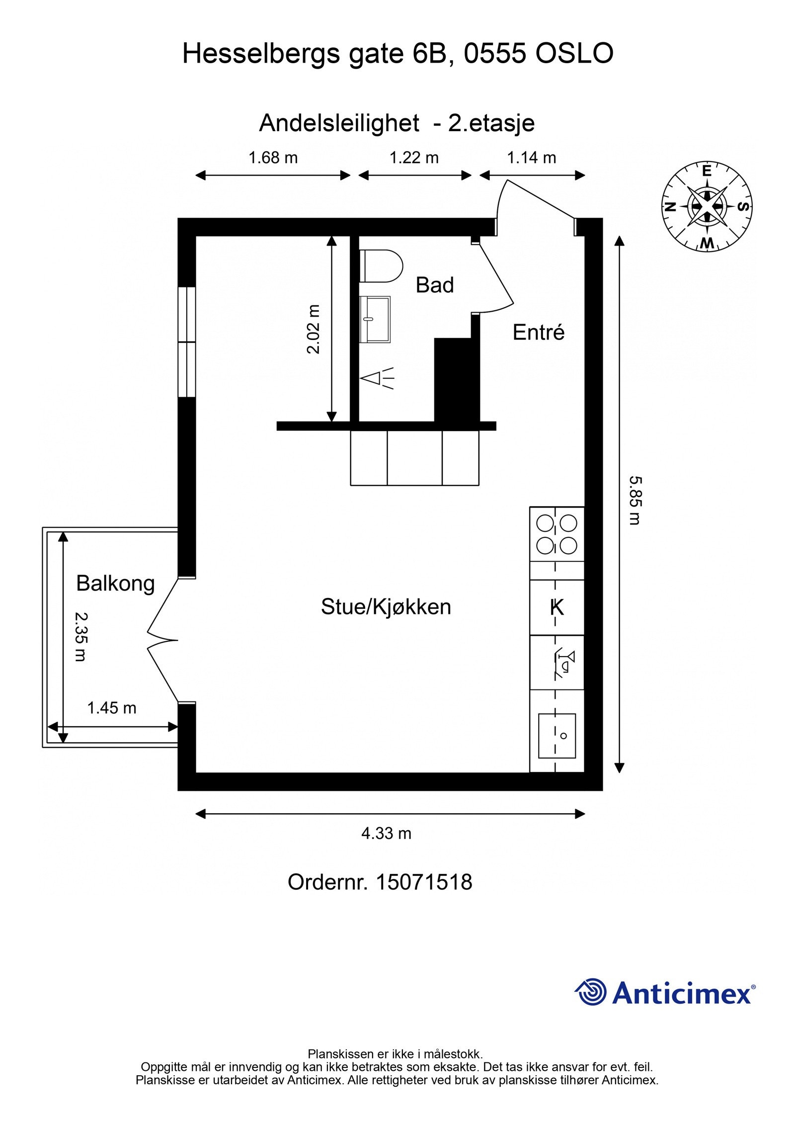 Plantegning-20289718-Andelsleilighet - 2.etasje Galleribilde