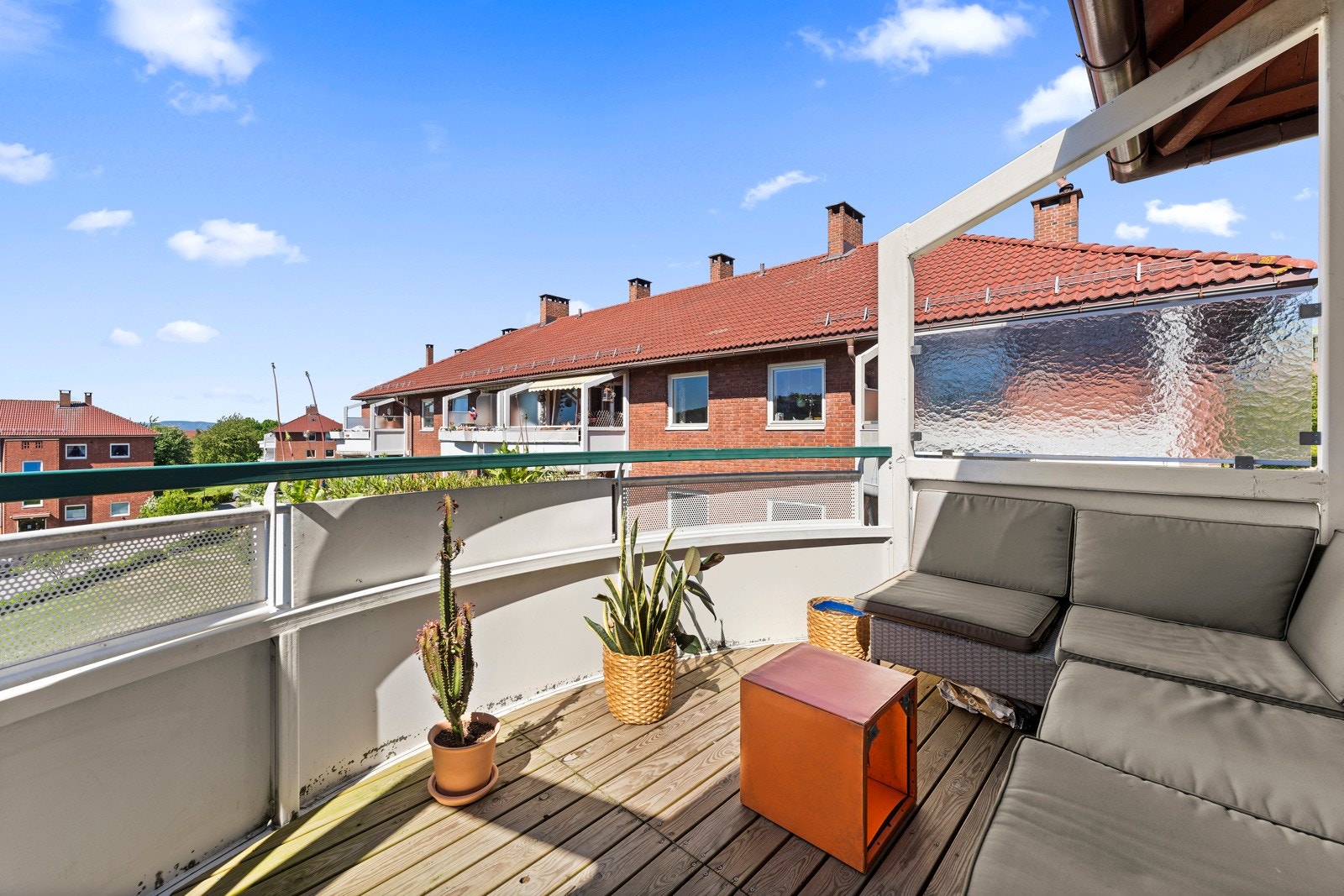 Sydvestvendt balkong på ca. 7,5 m² Galleribilde