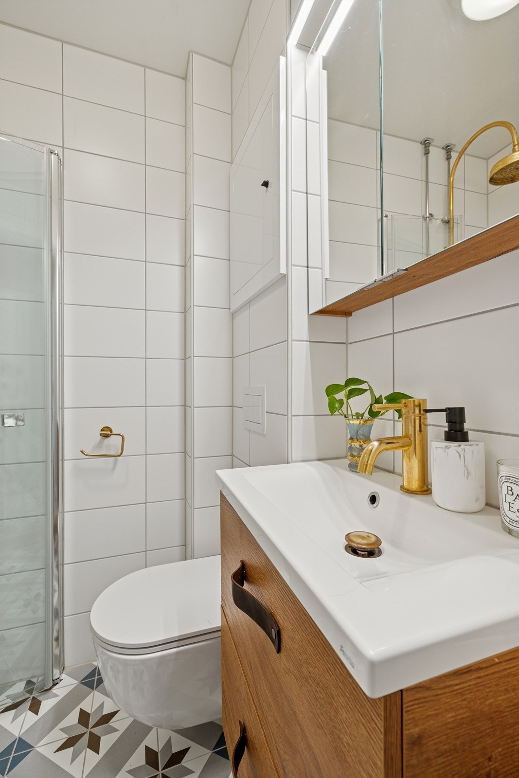 Flislagt bad pusset opp i regi av borettslaget i 2019 Galleribilde