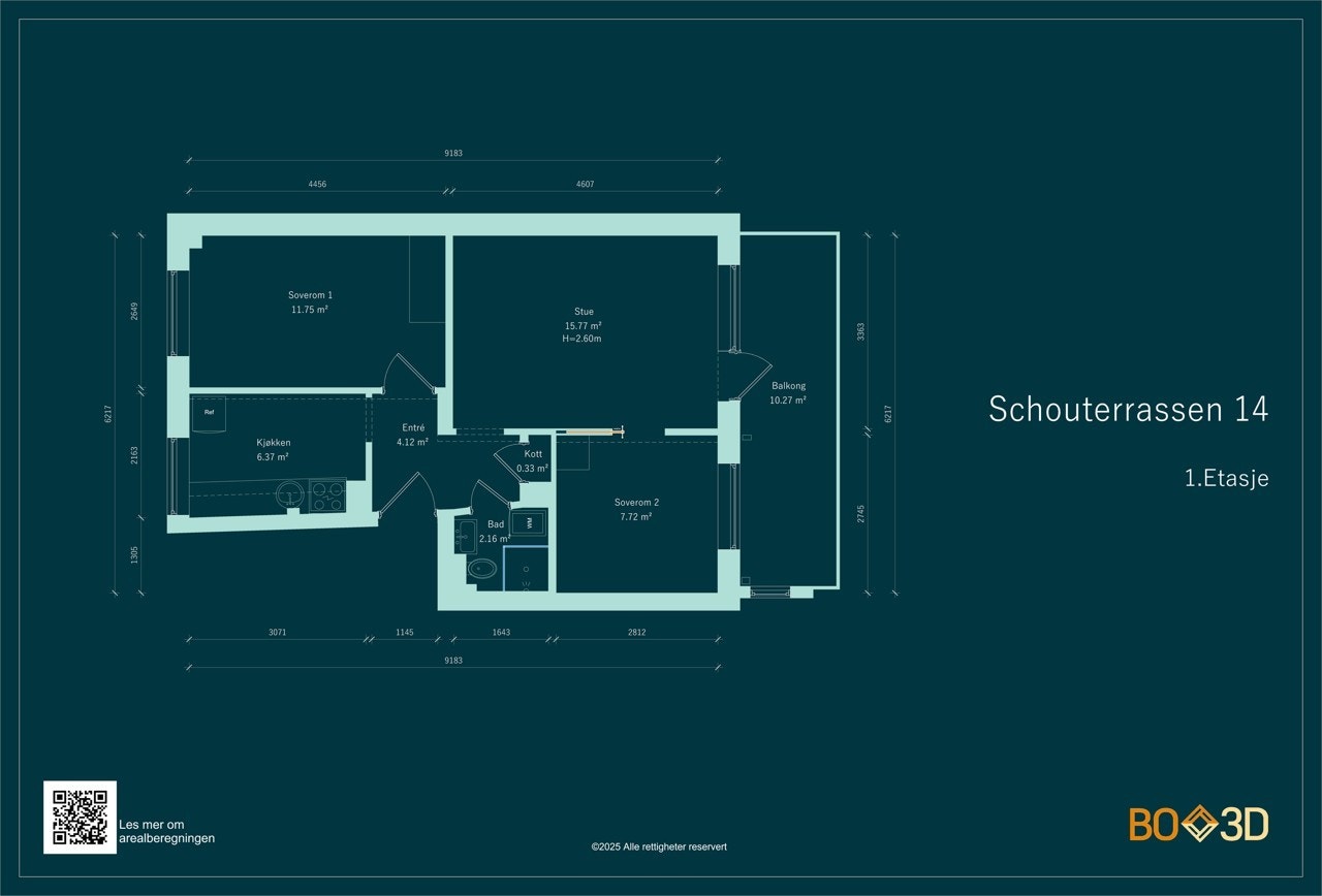 Plantegning Galleribilde