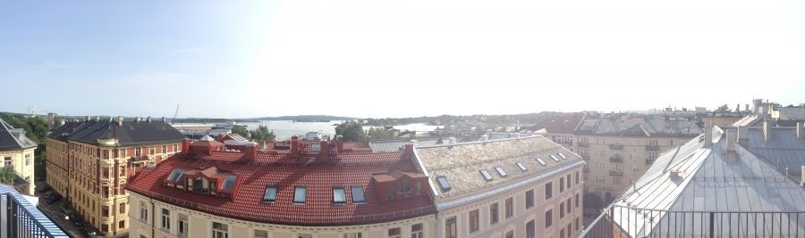 Panoramabilde av takterrassen Galleribilde