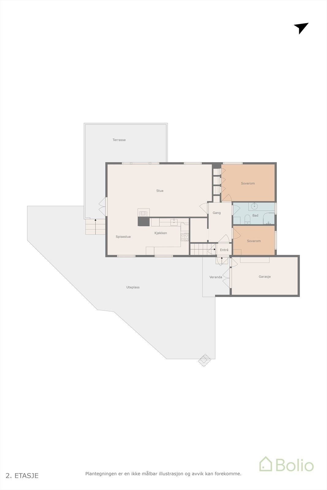 Plantegning Galleribilde