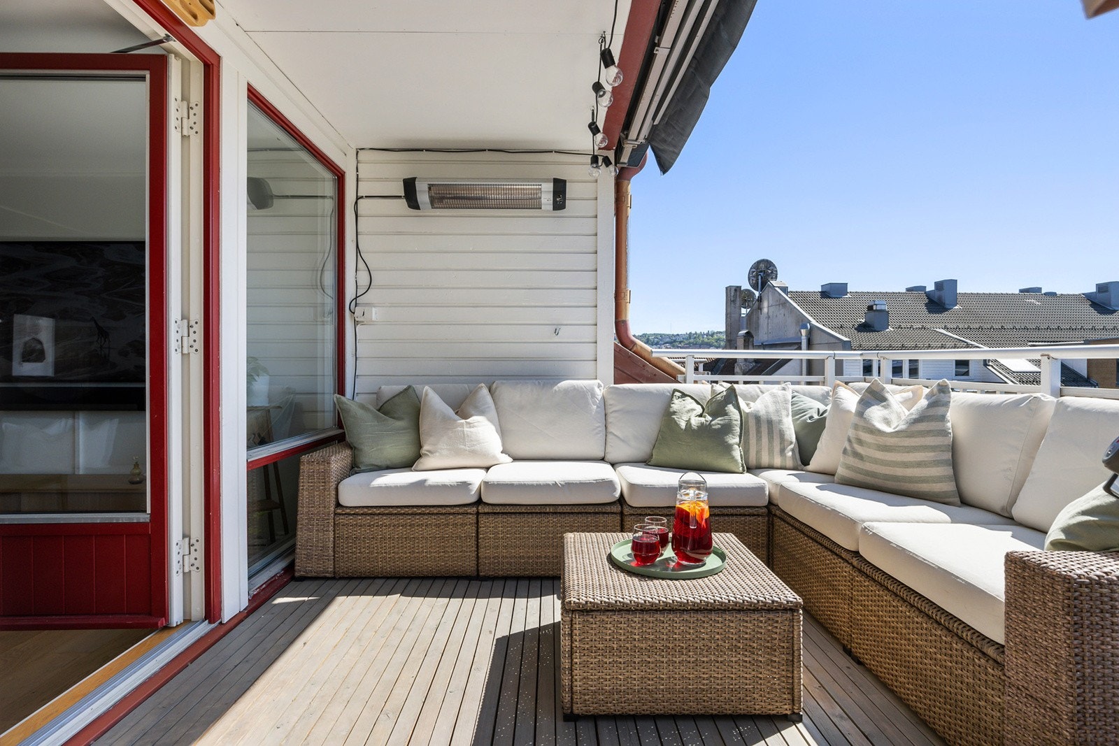 I 2019 ble terrassen oppgradert med ny membran samt ny markise Galleribilde