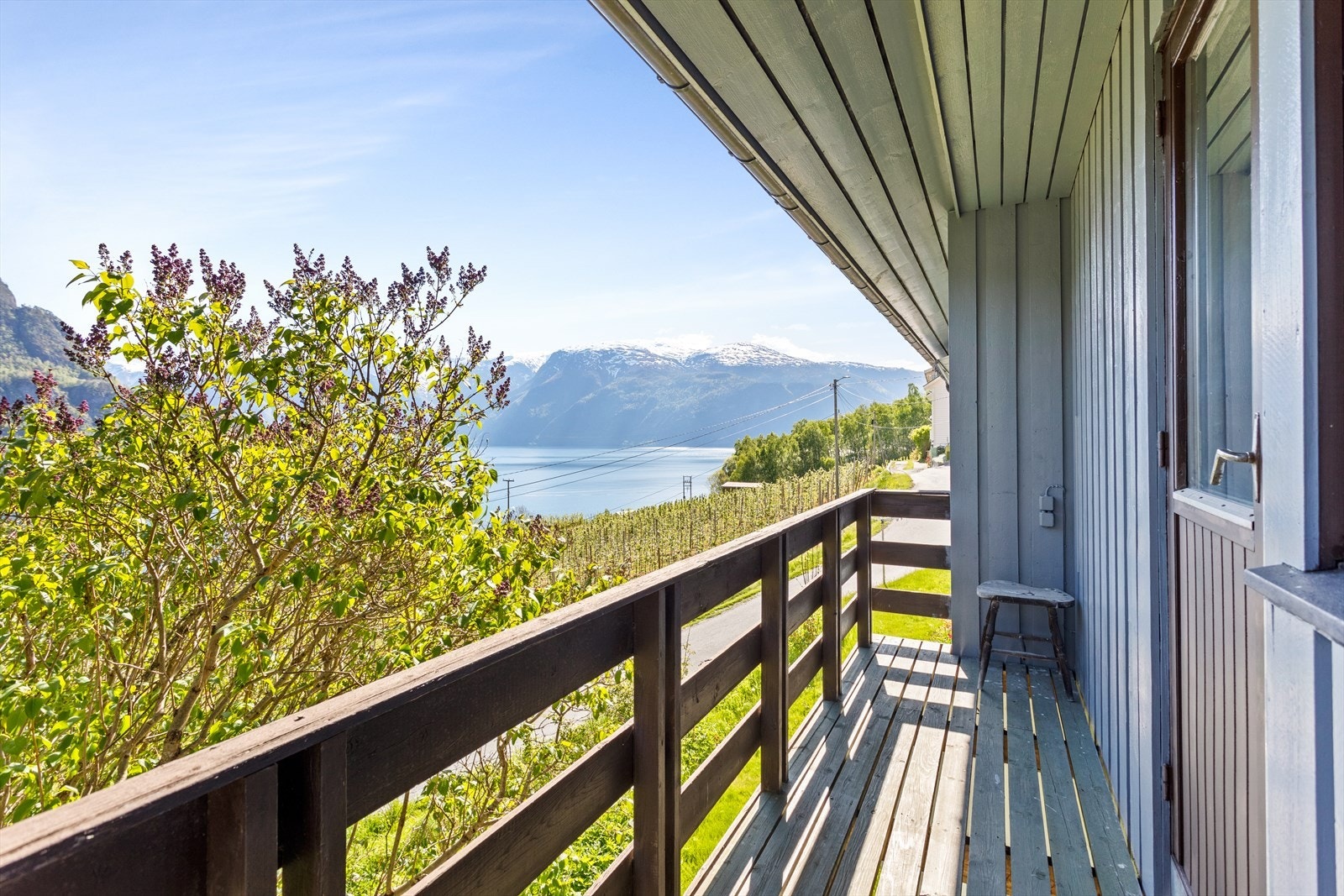 Luftebalkongen er overbygd. Galleribilde