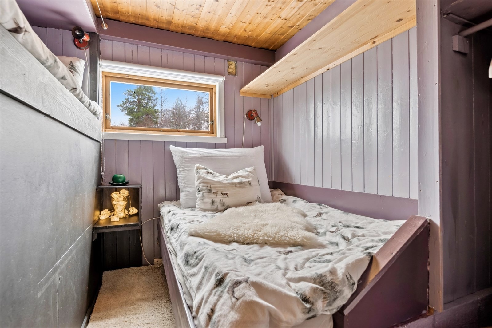 De to andre soverommene er godt utnyttet - dette har en koselig sovealkove som ungene elsker! Galleribilde