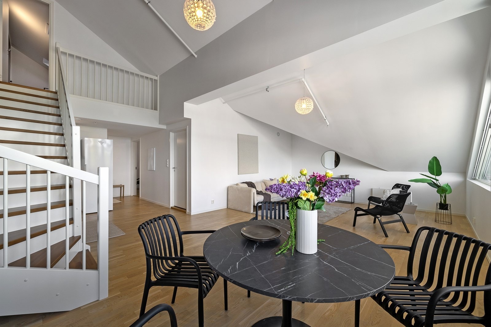 Leiligheten har balansert ventilasjon med varmegjenvinning. Galleribilde