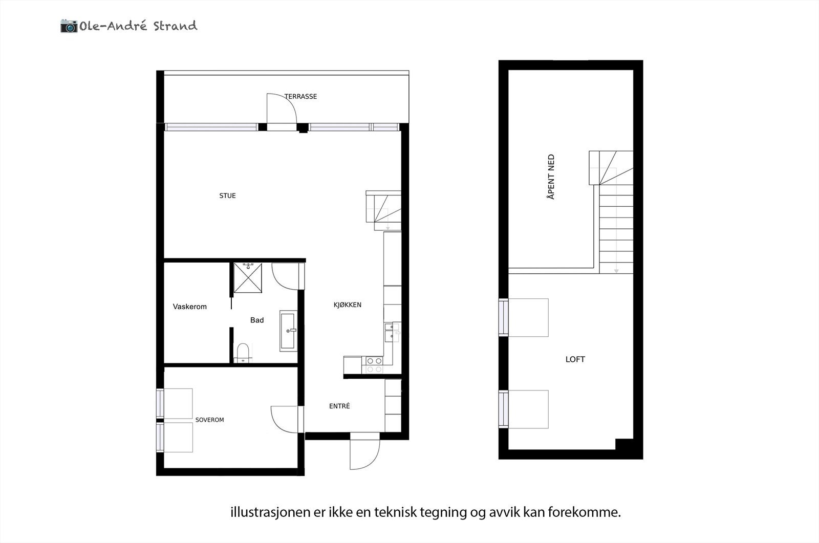 Plantegning 1.etg. Galleribilde