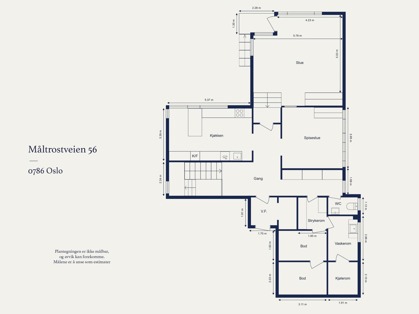 Plantegning | Underetasje Galleribilde