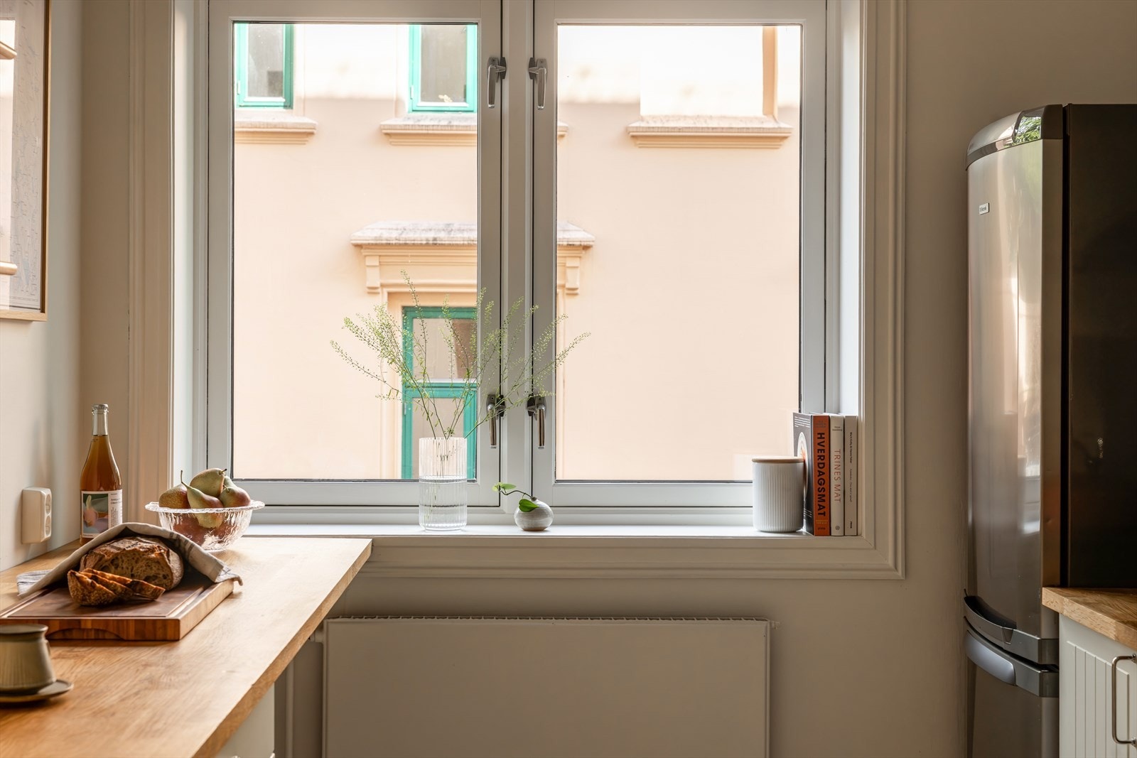 Også her har man store vindusflater. Galleribilde