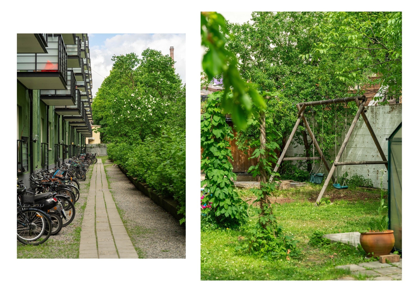 Det er også bra med sykkelparkering her ute. Galleribilde