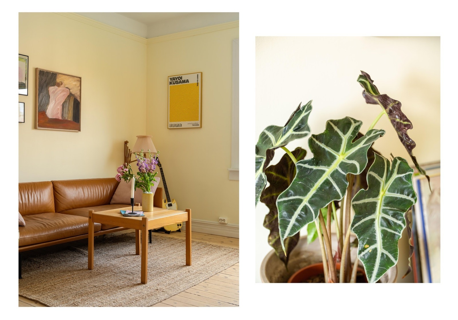 Takhøyden i stuen er målt til hele 2,79 meter. Det, i samspill med de store vindusflatene, gir rommet en lys og luftig følelse. Galleribilde