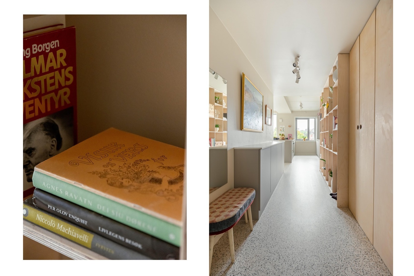 Dette er det du ser når du kommer inn døren. Ganske kult, ikke sant? Galleribilde