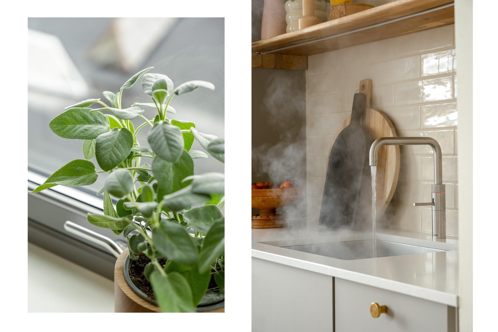 Her er det Quookerkran med kokende vann. Litt eventyrlig oppussing altså. Om kjøper ønsker å få med mulighet for kullsyre og isvann kan dette avtales med selger. Galleribilde