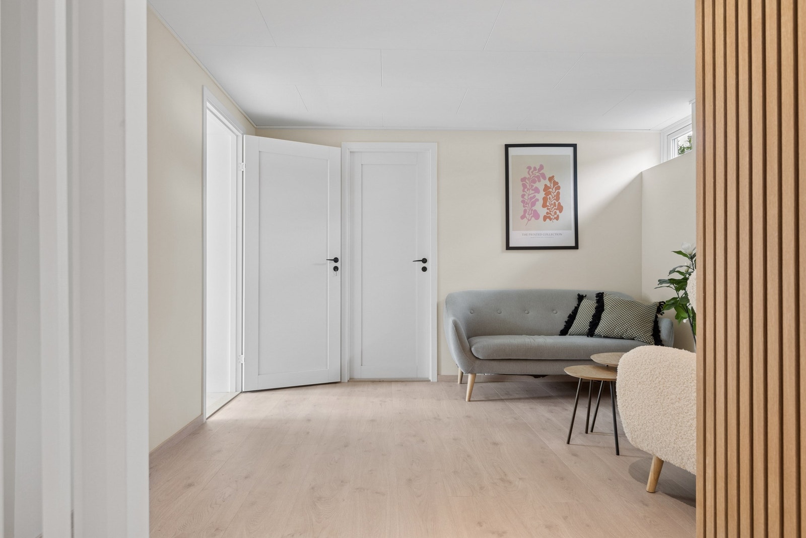 Gang i kjeller. Galleribilde